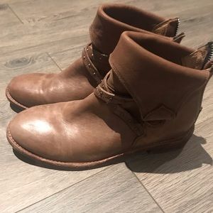 Free people light brown bootie